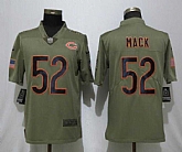 Nike Bears 52 Khalil Mack Olive Salute To Service Limited Jersey,baseball caps,new era cap wholesale,wholesale hats